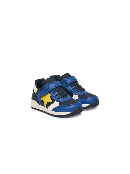 Sneakersy Geox B Rishon Boy Tmavomodrá