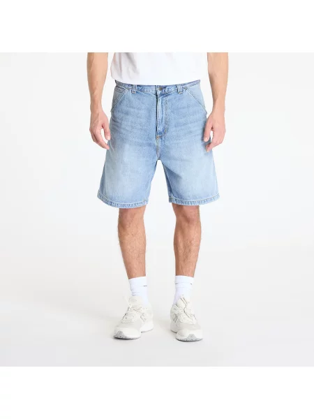Krótkie szorty jeansowe Carhartt Wip niebieskie