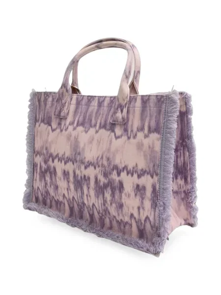 Geantă shopper Sandro cu legături violet