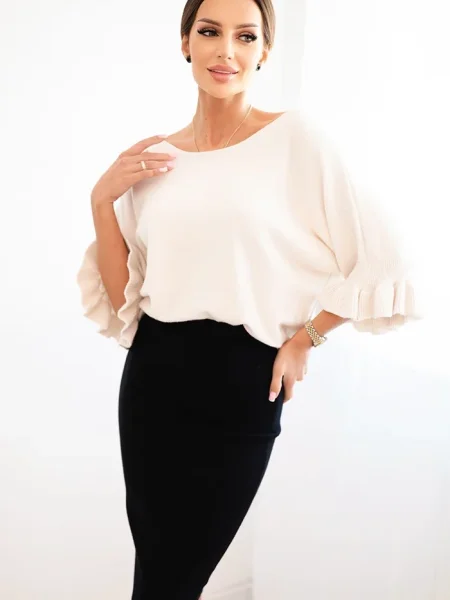 Fustă Kesi Włoski tricotate negru