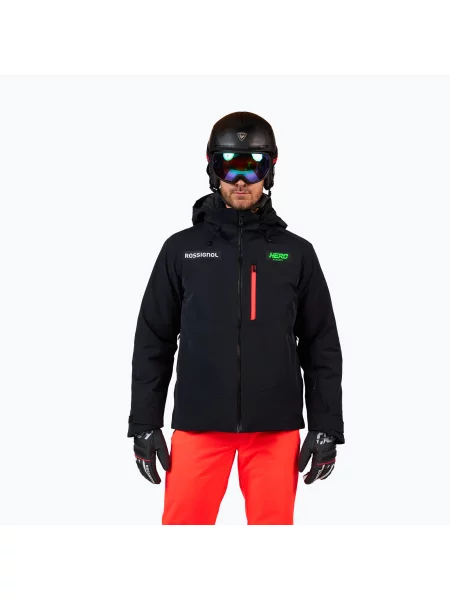 Geacă de schi pentru bărbați Rossignol Hero Blakside Insulated black negru
