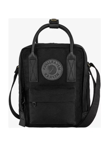 Torba na ramię Fjällräven Kånken 2 Black Sling w kolorze czarnym czarna