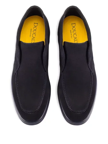 Botine Doucal's din piele de căprioară slip-on albastru