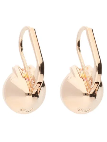 Swarovski Náušnice růžově zlatá bílá