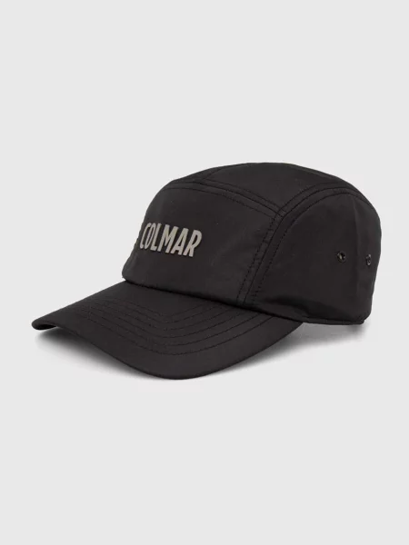 Шапка с козирка Colmar с принт черно