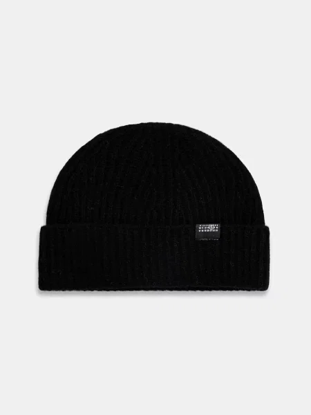 Maison Margiela pălărie din amestec de lână negru