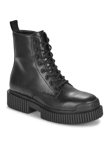 Škornji Armani Exchange črna