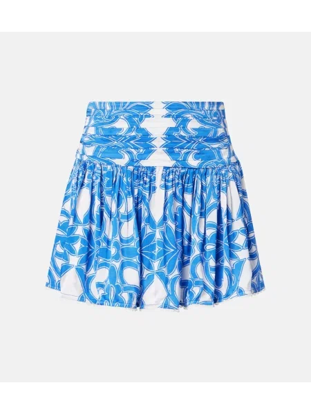 Fustă Poupette St Barth cu model floral albastru