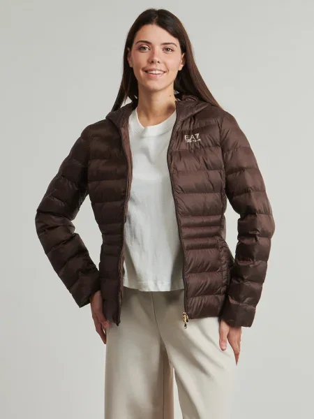 Geacă cu puf Emporio Armani Ea7 maro
