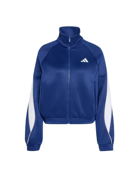 ADIDAS SPORTSWEAR Jakna za vježbanje Stadium tamno plava bijela