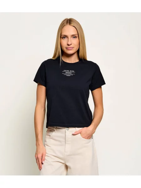 Anine Bing Tricou Shelley negru