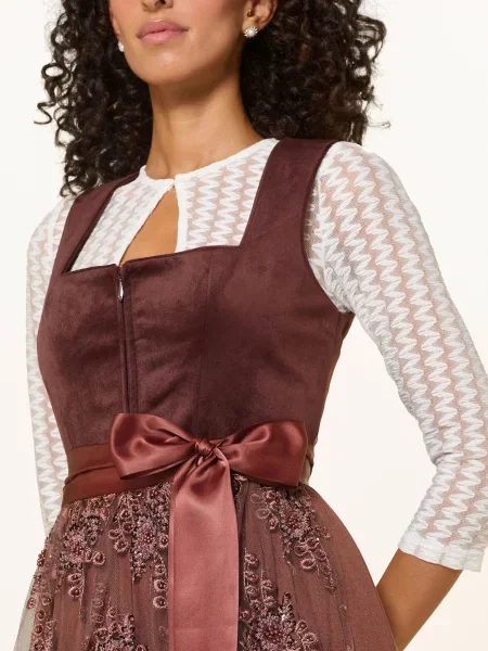 Krüger Sukienka Bawarska Hemke rot