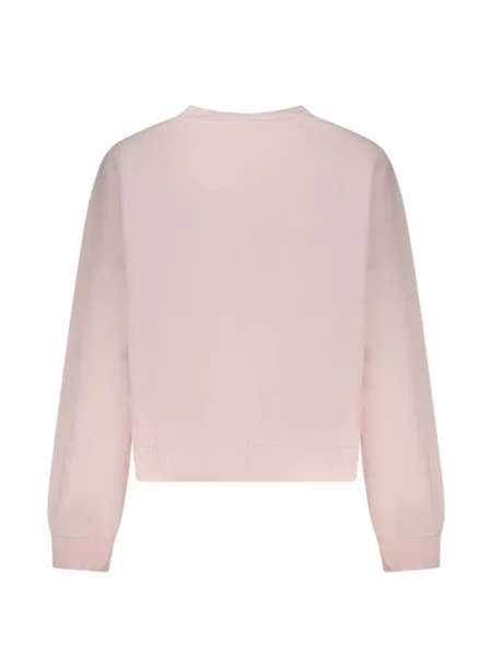 Hanorac Tommy Hilfiger cu broderie roz