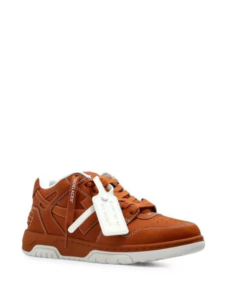 Sneakerși Off-white business alb