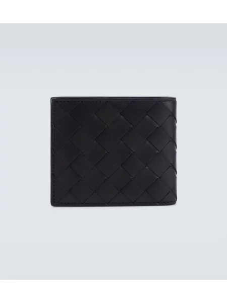 Portofel Bottega Veneta din piele negru