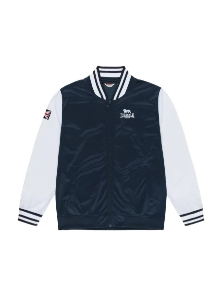 Lonsdale London Geacă de primăvară-toamnă ELTHAM bleumarin alb
