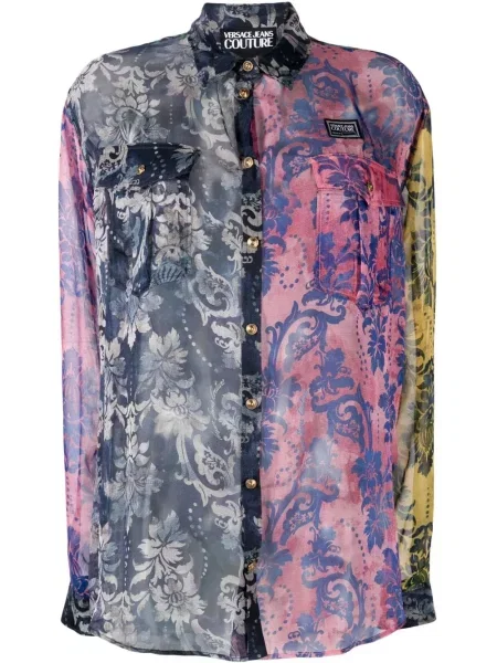 Cămașă Versace Jeans Couture roz