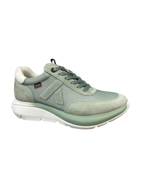 Sneakersy Callaghan skórzane zielone