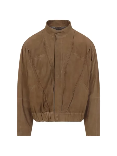 Geanta de piele Giorgio Armani maro