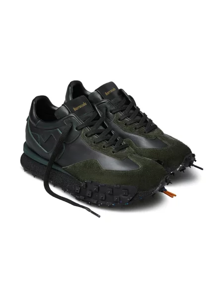 Sneakersy Barracuda zamszowe czarne