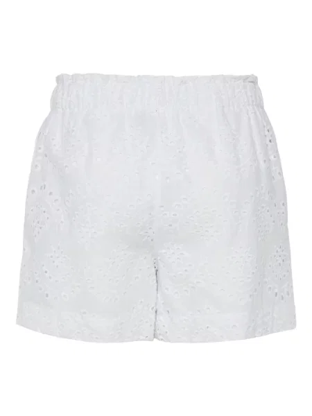 PIECES Pantaloni PCVILDE' alb