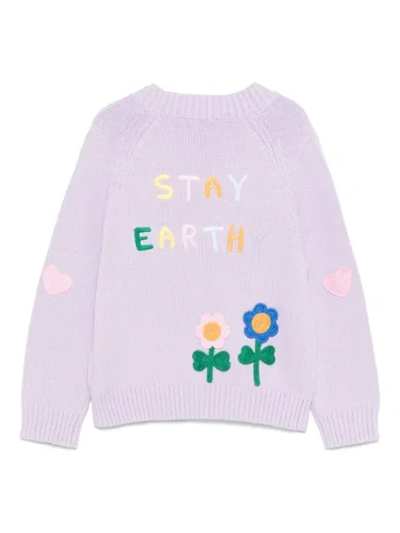 Kardigan dziecięcy Stella Mccartney fioletowy