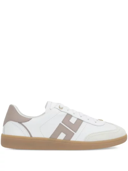 Sneakerși Elisabetta Franchi din piele alb