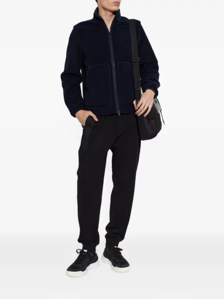 Pulover Moncler cu autograf albastru