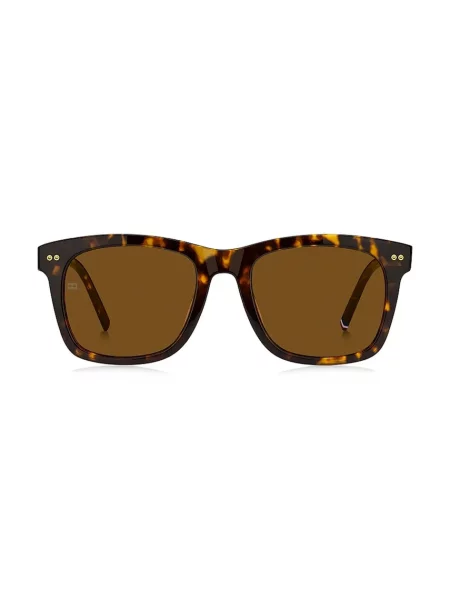 Tommy Hilfiger okulary brązowe