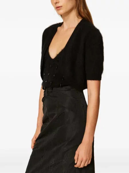 Pulover Twinset de lână negru