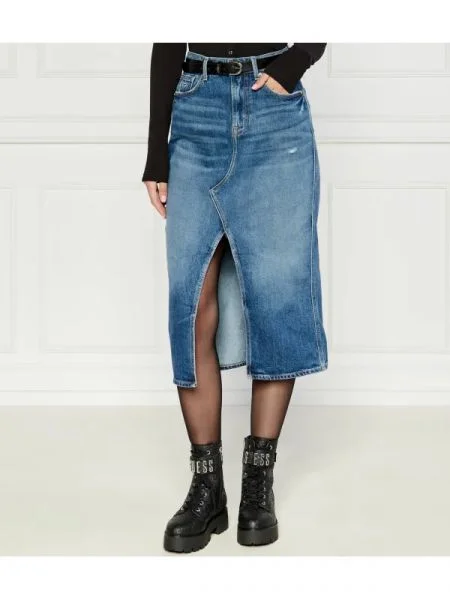 Tommy Jeans De blugi fustă albastru