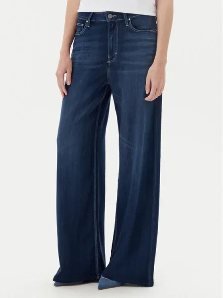 Guess Blugi Bleumarin Wide Leg