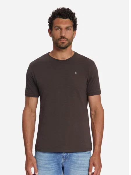 No Excess Tricou NO EXCESS Heren t-shirt' maro