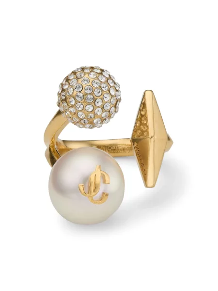 Inel Jimmy Choo auriu
