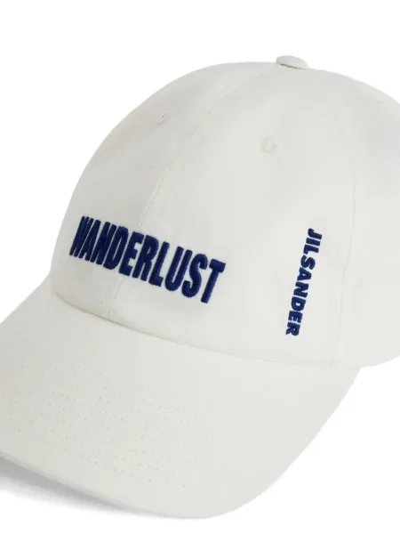 Șapcă Jil Sander cu broderie alb