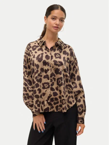 Vero Moda Cămașă Merle maro