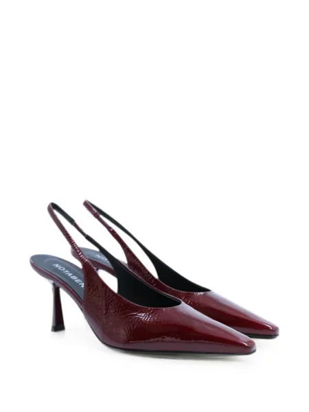 Pantofi cu toc Notabene slingback roșu