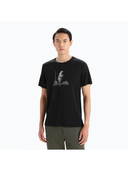 Спортивная футболка Icebreaker черная