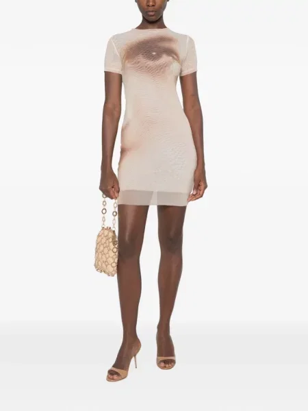 Scurt rochie mini Jean Paul Gaultier cu decolteu în U