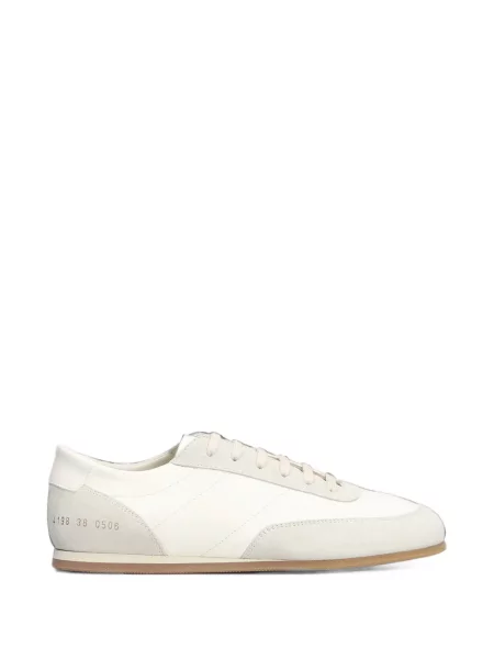 Sneakerși Common Projects din piele de căprioară alb
