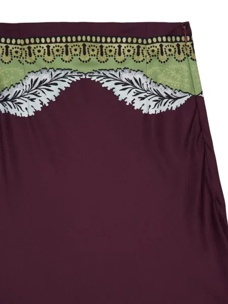 Fusta maxi La Doublej cu imagine violet