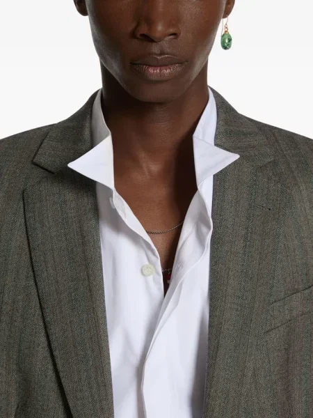 Cercei Dries Van Noten cu strasuri auriu