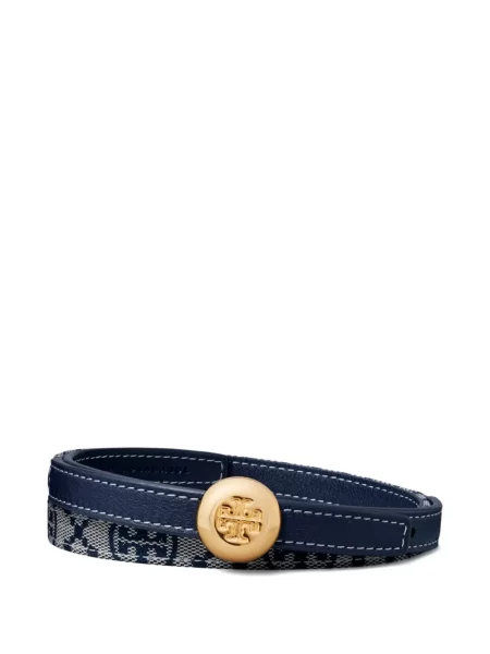 Cu centură reversibil curea Tory Burch albastru