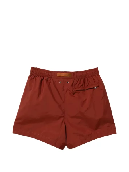 Slip de baie Zegna cu cordon maro