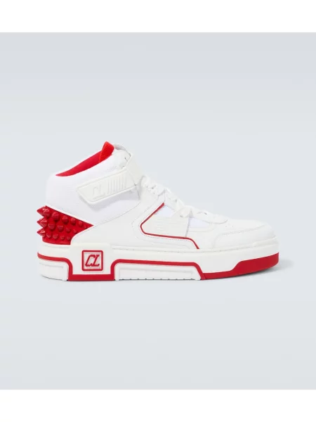 Kožené tenisky Christian Louboutin biela