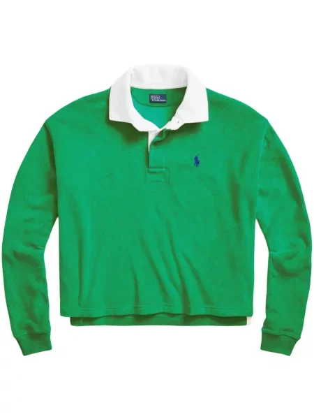 Φλοράλ polo Polo Ralph Lauren υφαίνω διαγωνίως με σχέδιο λευκό