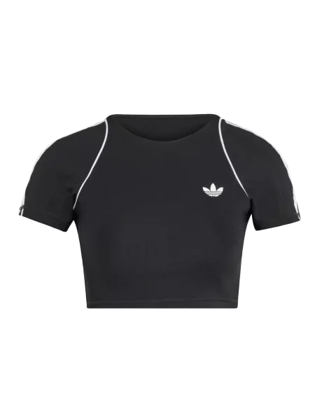 ADIDAS PERFORMANCE Funkcionális felső fekete fehér