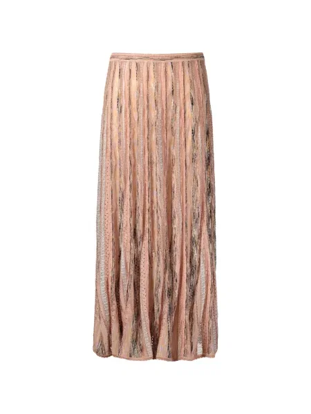 Fusta maxi Ulla Johnson cu imprimeu geometric roz