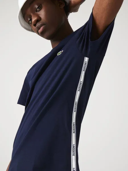Lacoste Футболка Темно-синій синя
