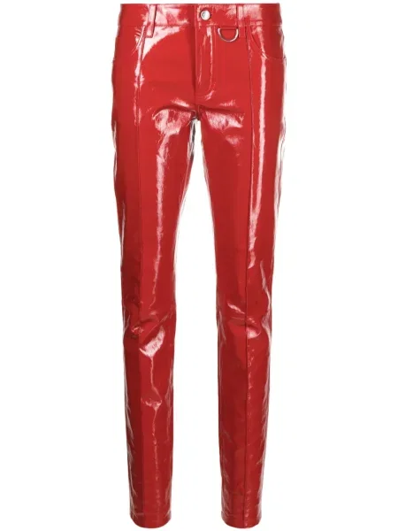 Pantaloni Zadig&voltaire skinny fit roșu